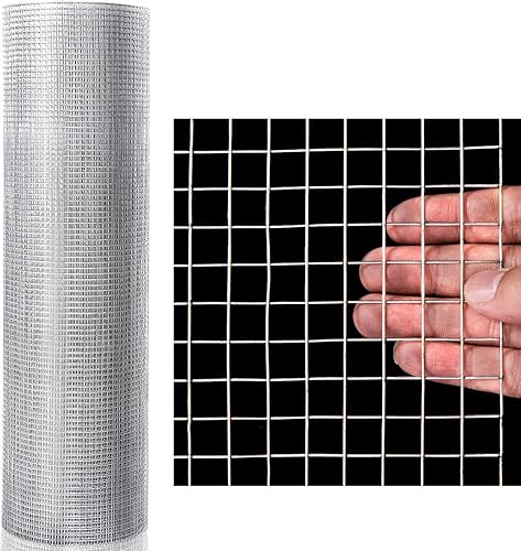 Miniatura 2 de Casart 48" x 50' paño del hardware, malla cuadrada soldada alambre de la jaula para la seguridad