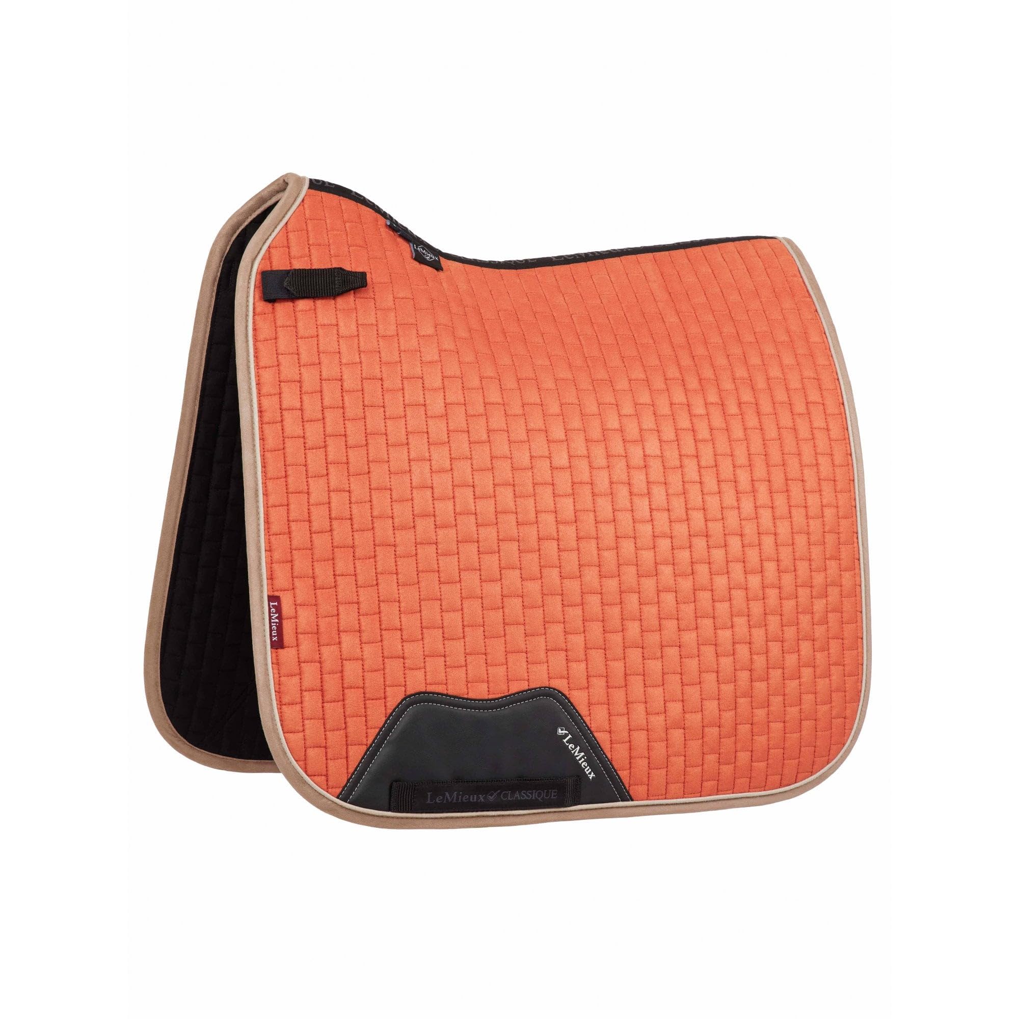 LeMieux Suede Dressage Square Saddlepad - Apricot Large