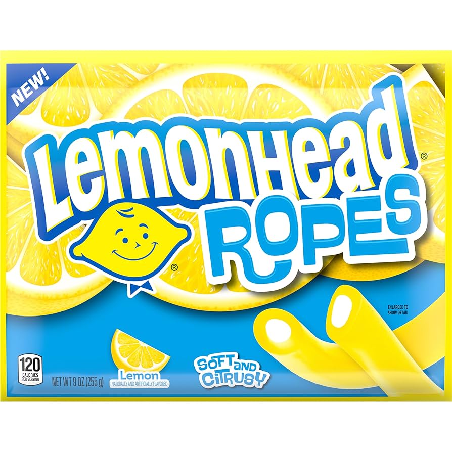 Lemon 52、53、85 Amazon.com : Lemonhead Ropes, Candy, Lemon, Tart and Citrusy