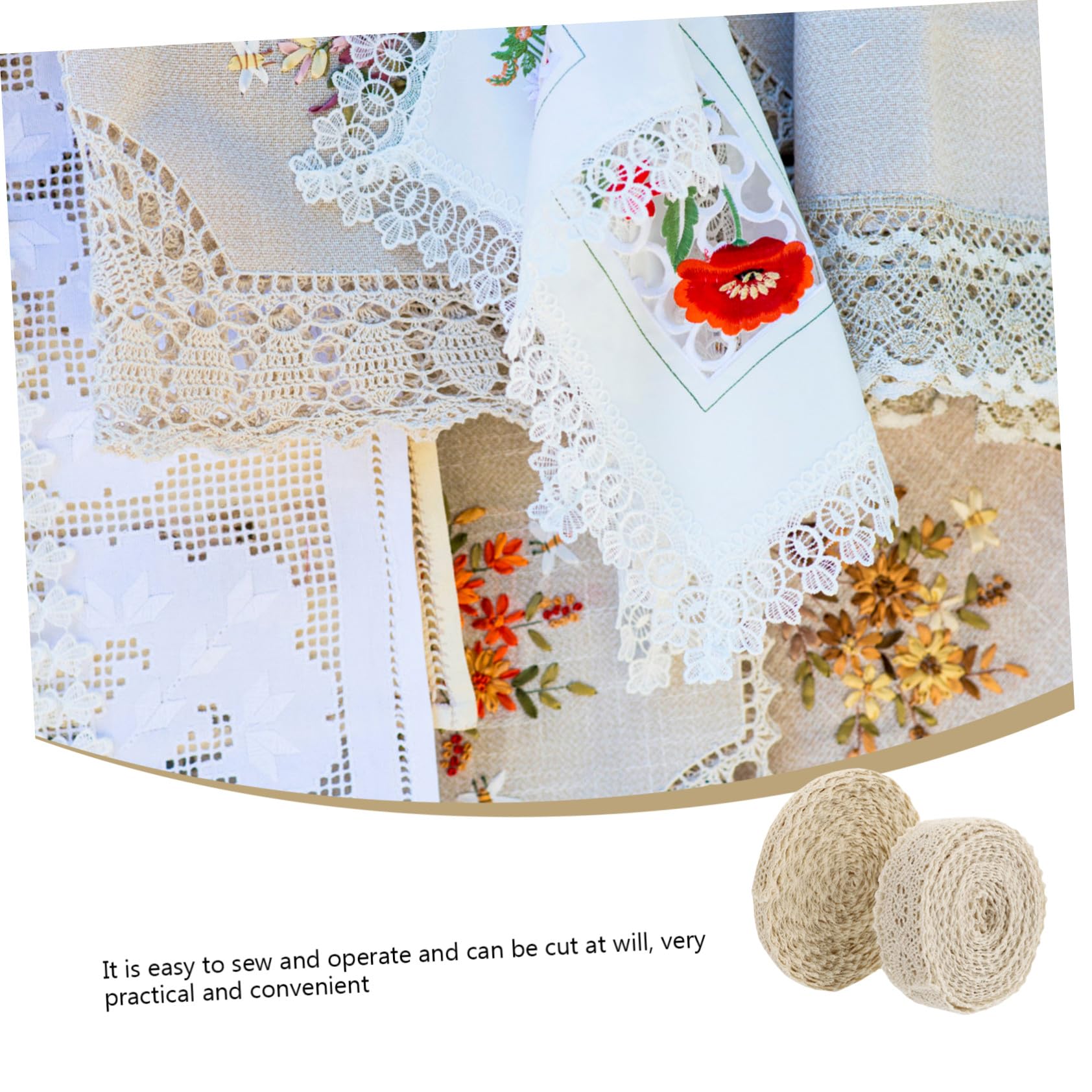 SHINEOFI 6rotoli Nastro Decorativo Pizzo Per Cucito e Di Ribbons Per Decorazioni Artigianali Abbellimenti Per Abbigliamento e Accessori Fai Da Te