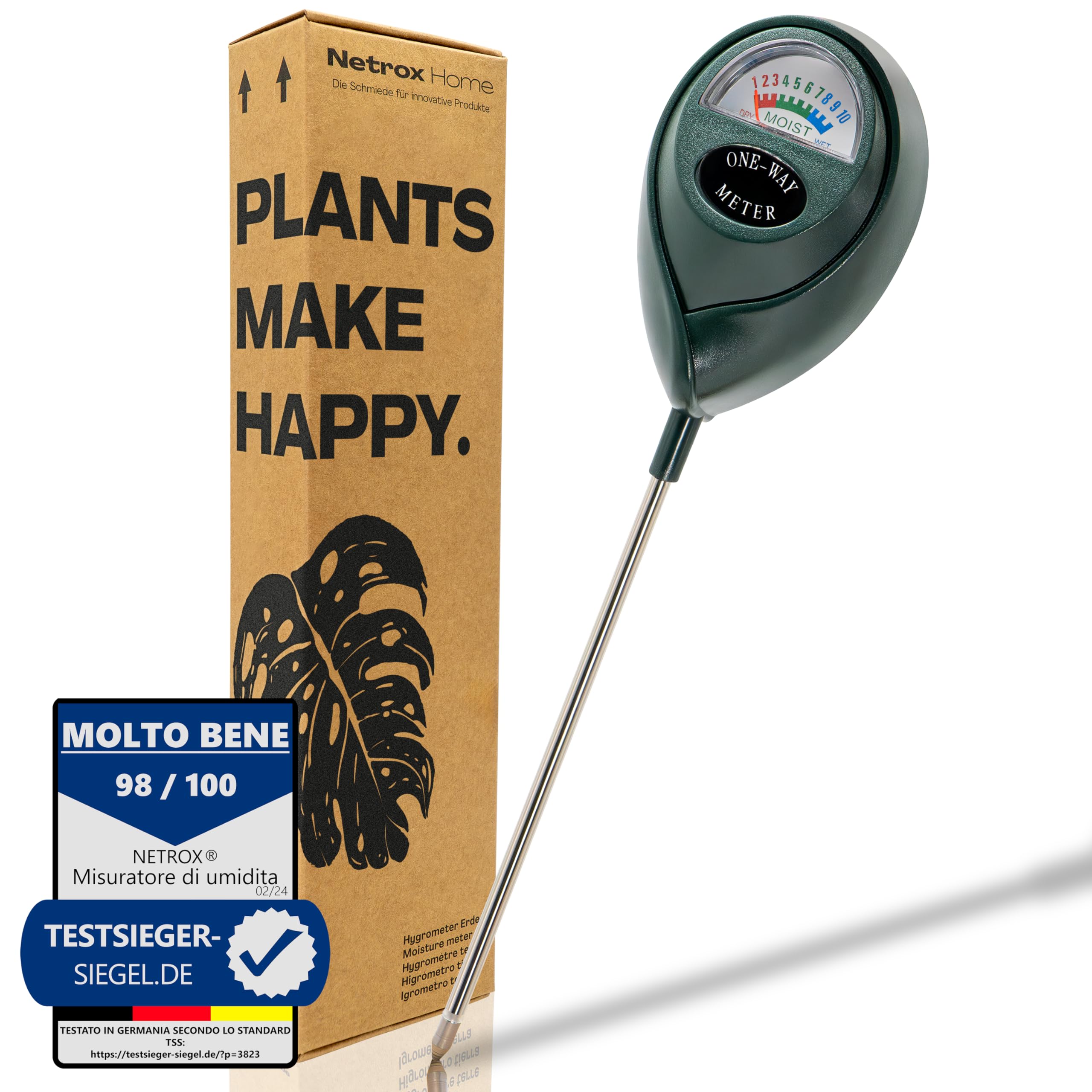 Misuratore Di Umidità Per Terreno - Tester Professionale Per Piante, Senza Batterie, Ideale Per Vaso E Giardino - Foto 12