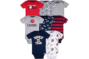 Gerber 8-Piece Baby Boy Bodysuits