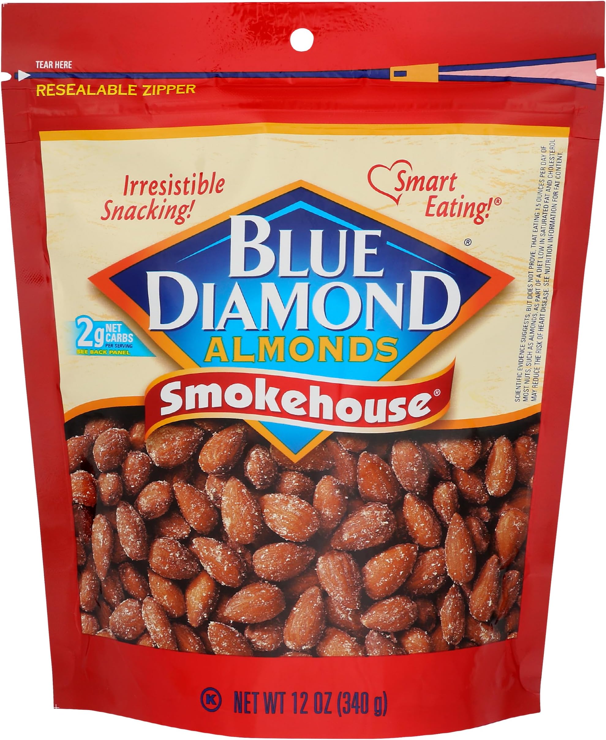 Blue Diamond Smokehouse Almonds, 12 OZ