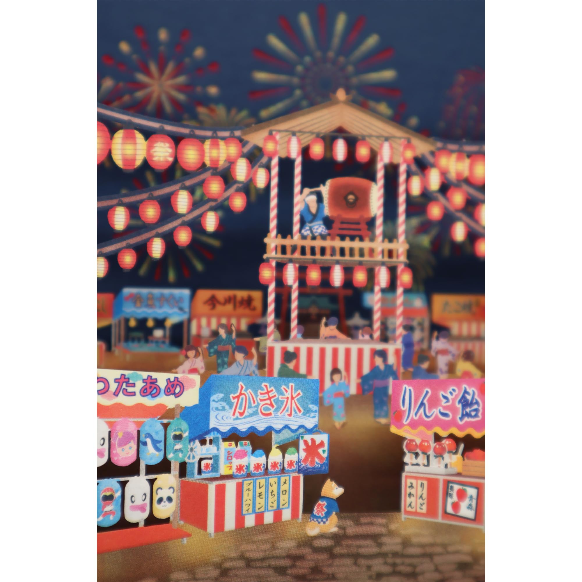 夏祭り♡プレート飾り 夏 夏祭り7月 8月 おうち縁日 壁面 飾り お祭り 屋台 おまつりセットの