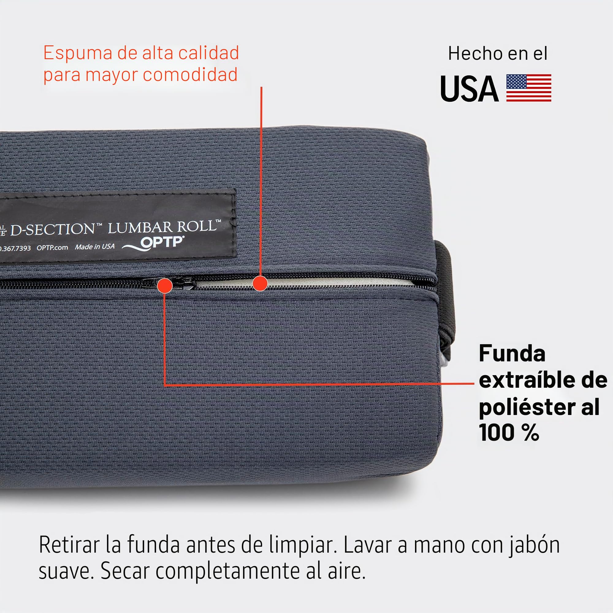 OPTP #700 Original Mckenzie Coussin lombaire en D