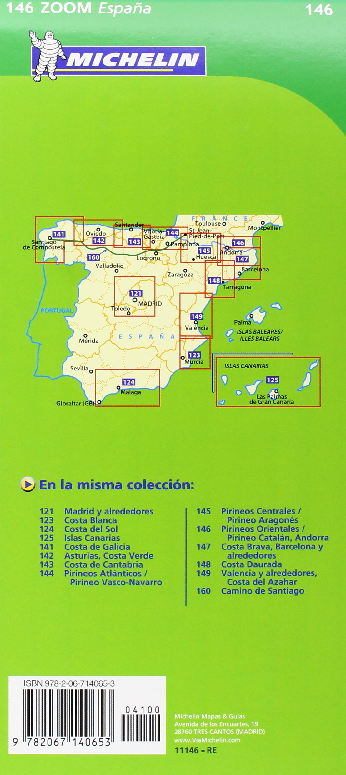 Mapa Zoom Pirineos Orientales / Pirineo Catalán, Andorra: No. 146