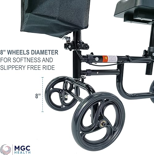 Miniatura 6 de MGC HEALTH Rodillera de lujo orientable para lesiones de piernas y pies  Rodillera de doble rotura  Rodillera fácil de montar