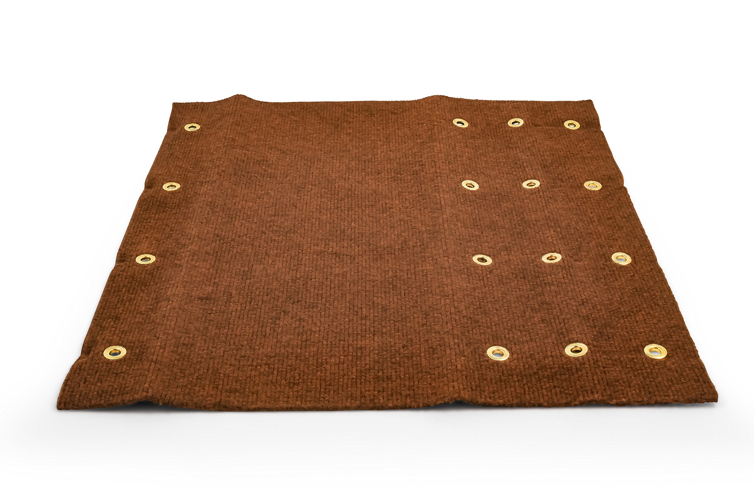 Camco 42911 Stufen-Teppich für Wohnmobile, 100% Polyester, Braun, 55,9 x 58,4 cm