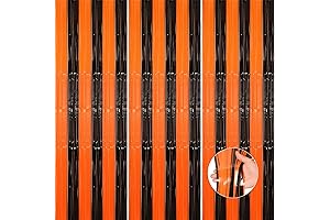 Accevo 3.2' x 8.2' Tinsel Foil Fringe Curtains