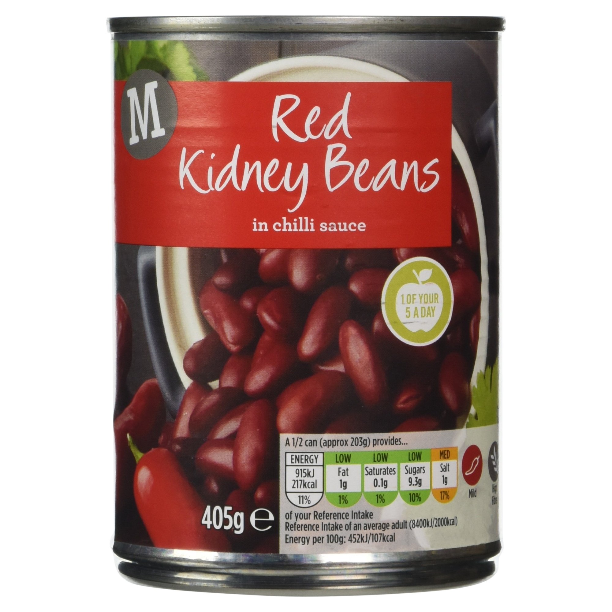 Morrisons Red Kidney Beans in Chilli Sauce 405g