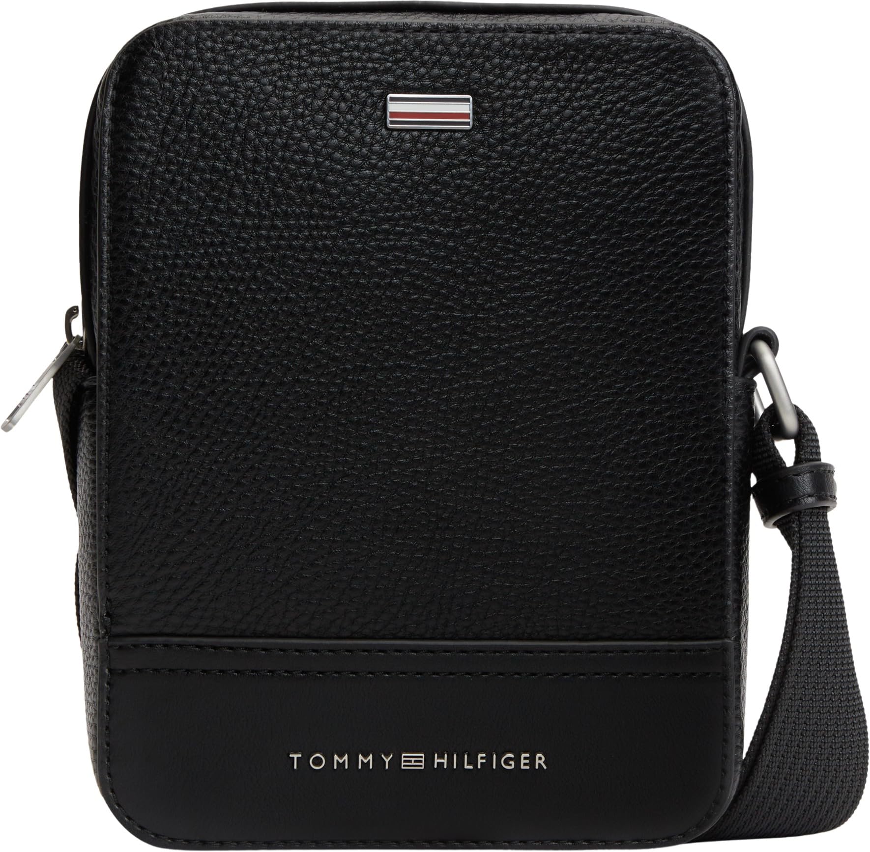 Tommy Hilfiger Men Th Central Mini Reporter AM0AM14433 Crossover, BLACK, One Size
