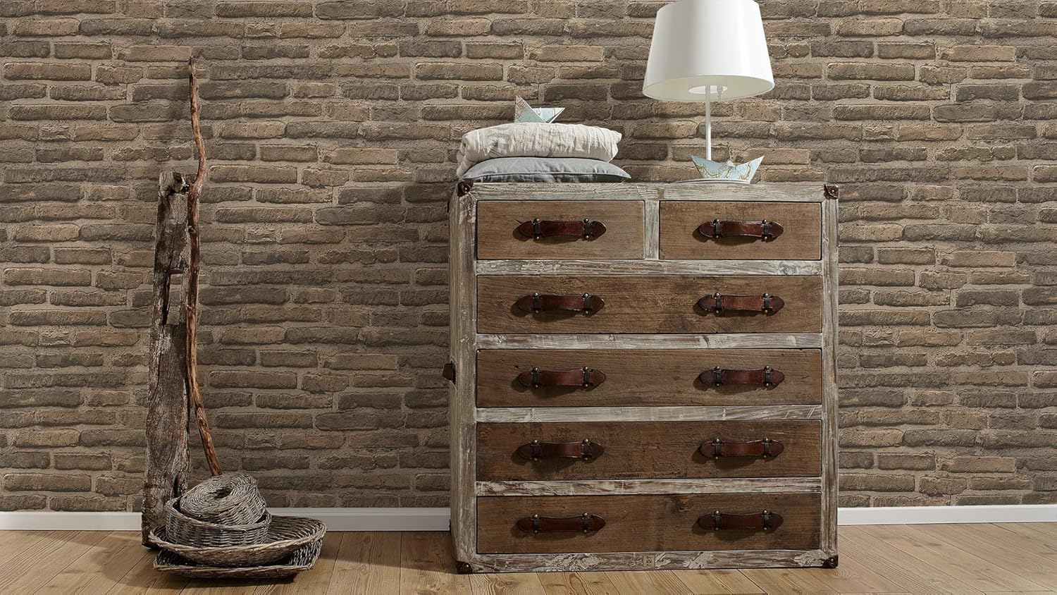 Lоwеѕt Prісе A.S. Creation 30747-2Decoworld 2 Realistic Brick Design Wallpaper - Brown/Beige 70% оƒƒ Evеrуthіng A.S. Creation 30747-2Decoworld 2 Realistic Brick Design Wallpaper - Brown/Beige