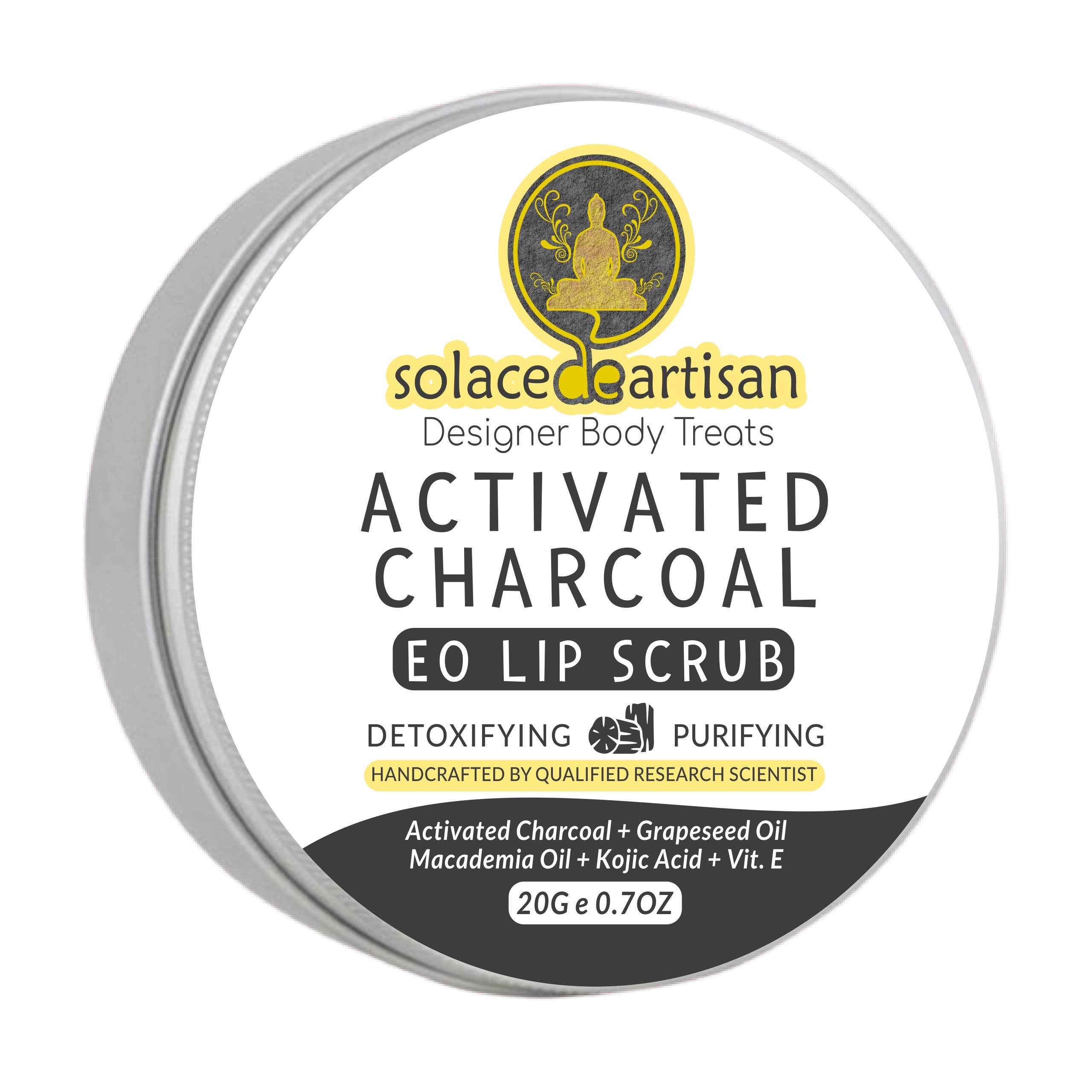 Activated Charcoal Detoxifying & Purifying EO Lip Scrub, SuperValuePack 20g-image-38