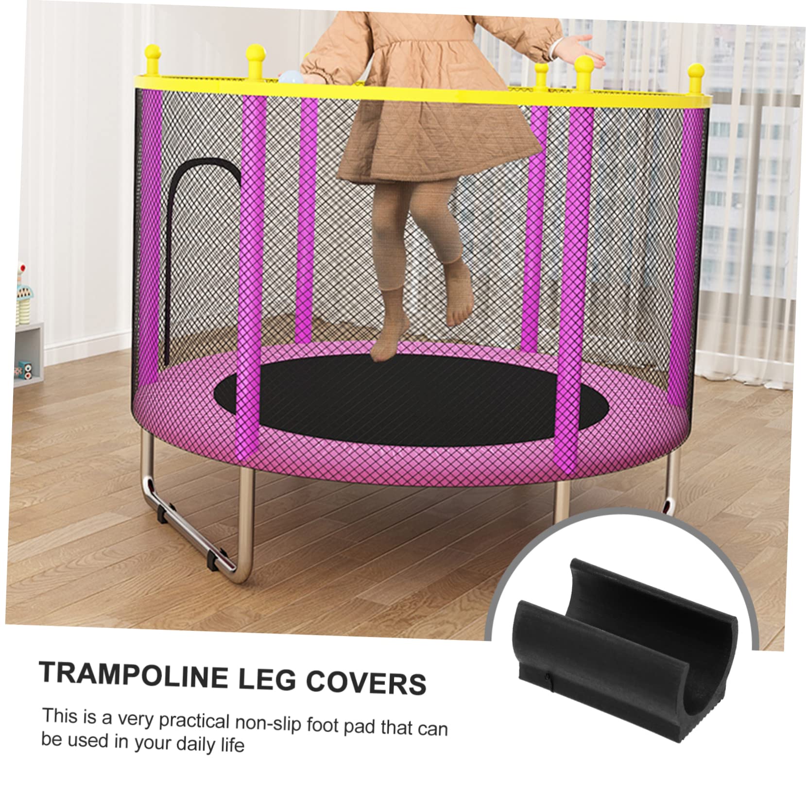 BESPORTBLE Furniture Feet Covers Non-Slip Pads for Chair Legs Trampoline Leg Protectors Set