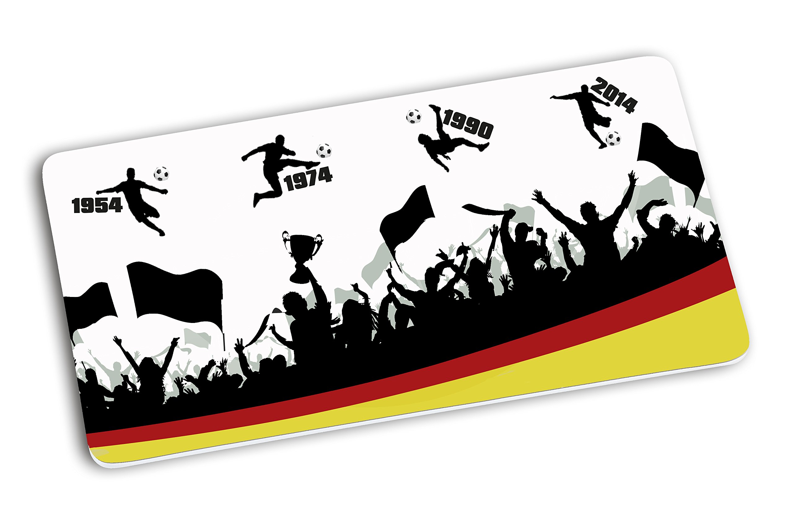 Infinite by GEDA Labels (INFKH) 15922 Flamingo_Brettchen_Früchte Frühstücksbrett Melamin, Mehrfarbig, 23, 5 x 14 x 0.5 cm
