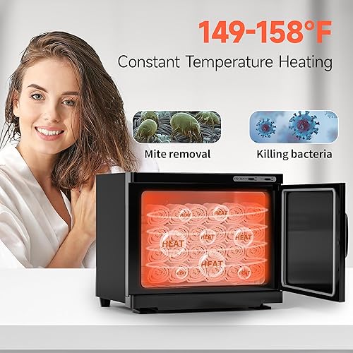 Miniatura 5 de Calentador de toallas, calentadores de toallas calientes, spa, calentador de toallas de 23 litros para tratamientos faciales, calentador de toallas