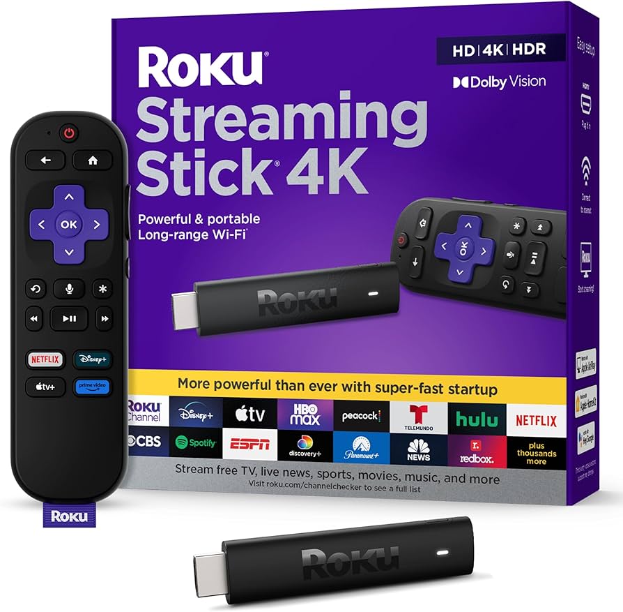 Roku Streaming Stick com controle por voz