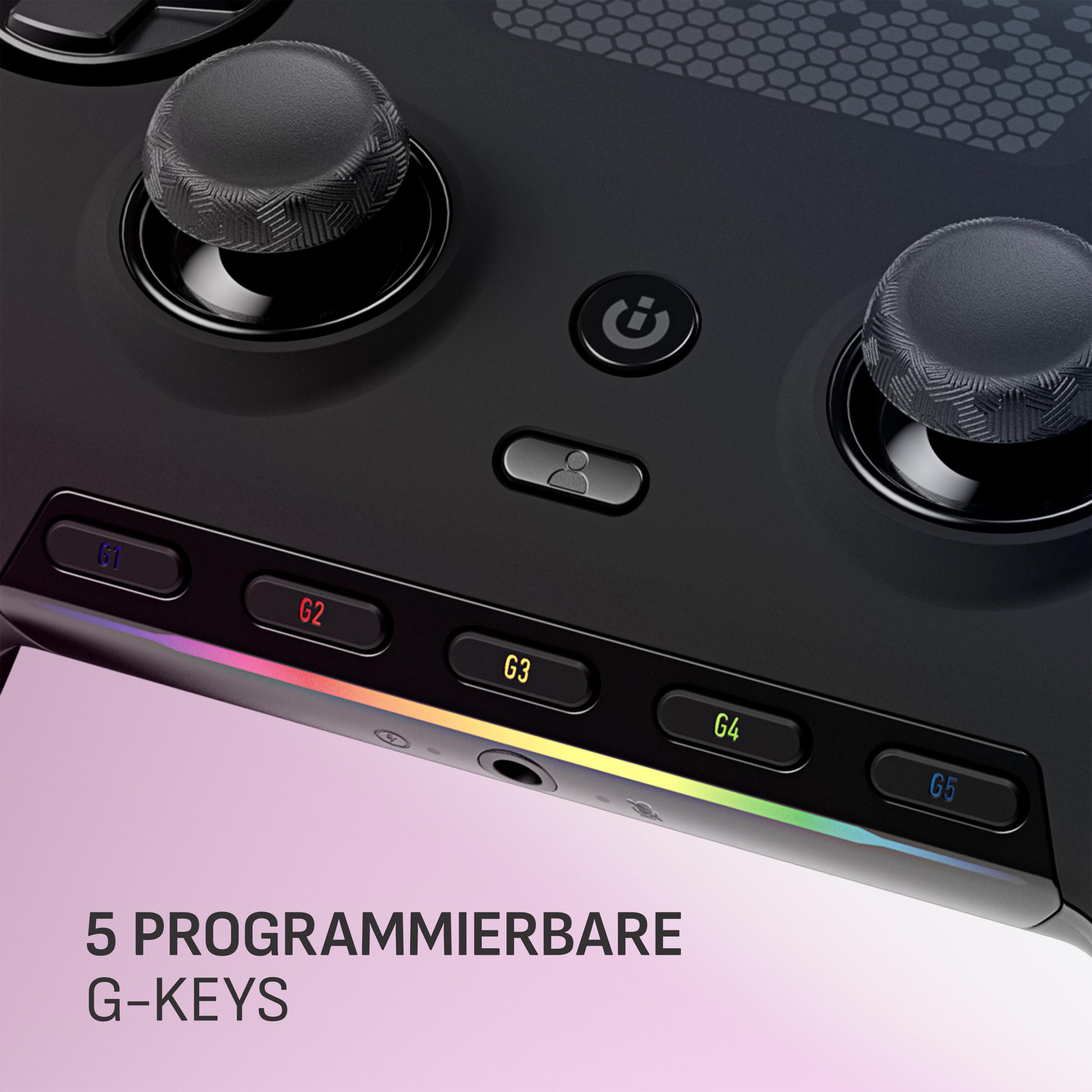 Scuf ENVISION V2 (2025) Kabelgebundener Gaming-Controller für PC – Schwarz | Anti-Drift-Daumenstifte, Fünf Abnehmbare G-Tasten, Abnehmbare Rücken-Paddles