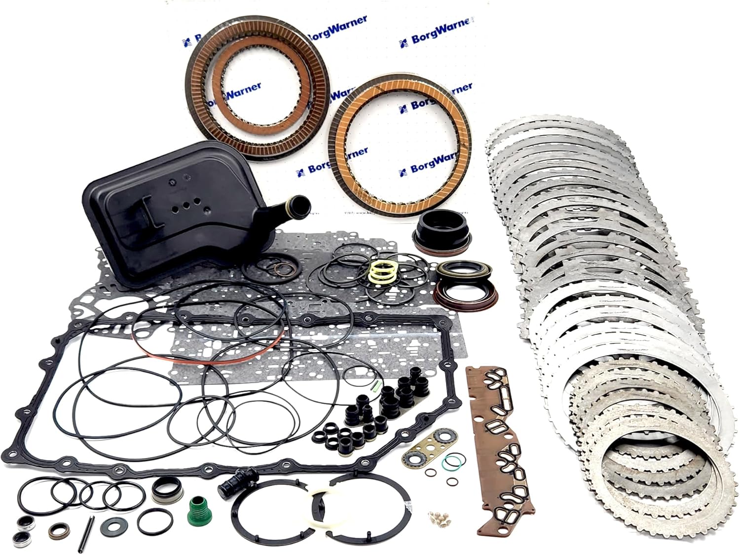 GM 2007-Up 6L80 Master Rebuild Kit w/BW® Frictions, Raybestos Steels, & Filter