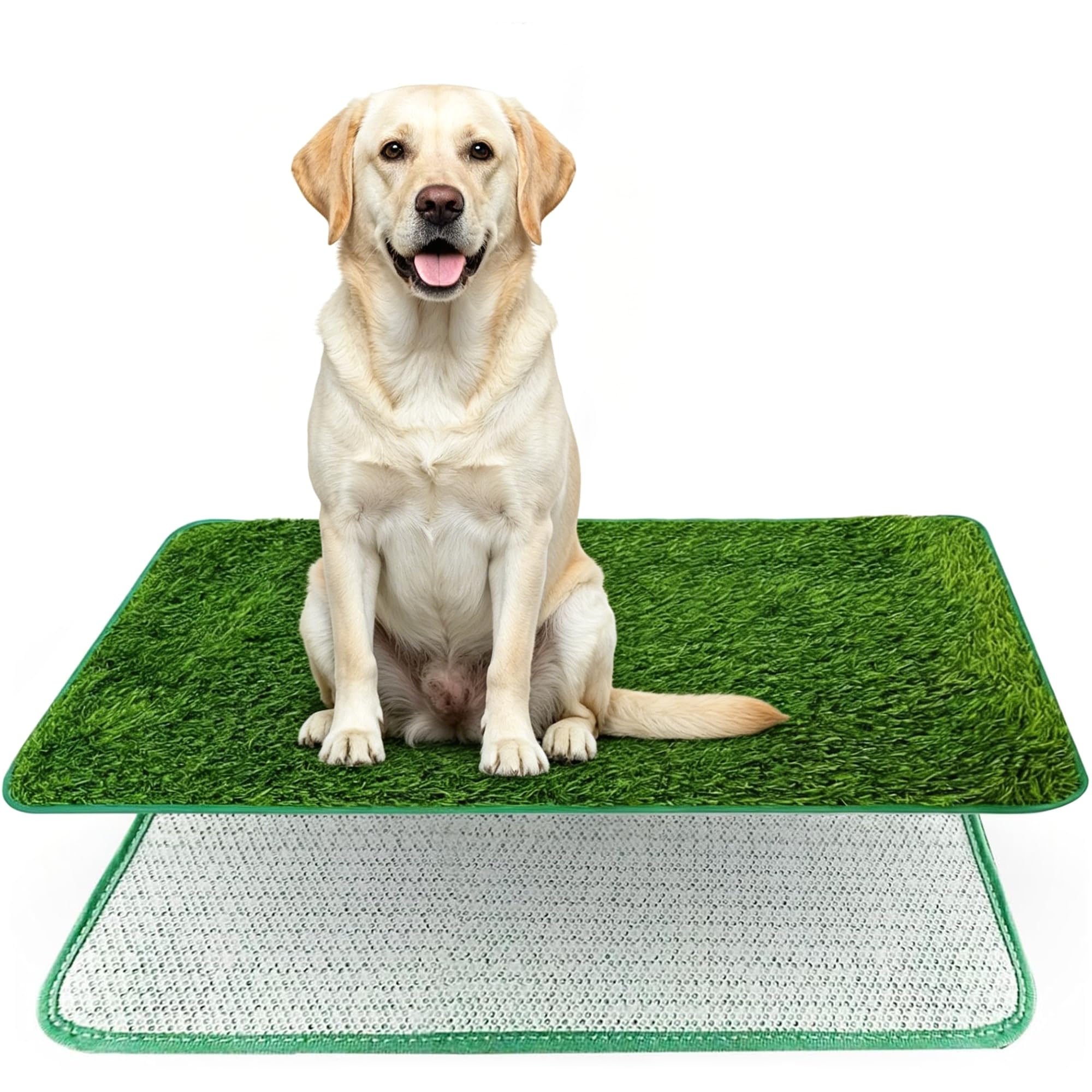 Gxdamxz Dog Grass Pee Pad, Artificial Grass for Dogs, Waterproof Puppy Grass Training Pad, Reusable for Indoor & Outdoor