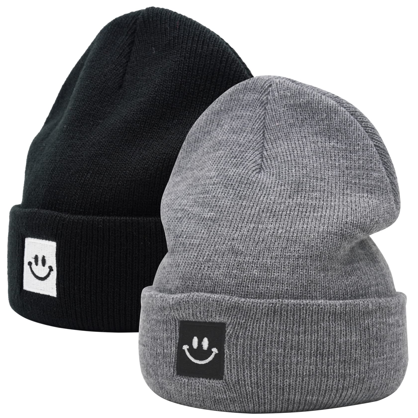 55cubeBeanie Hats for Men Women 2 Pack