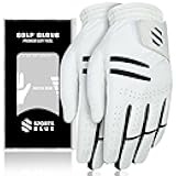 Sports Blue Premium Golf Gloves - All Weather Breathable Gloves, Soft Feel | 2-Pack