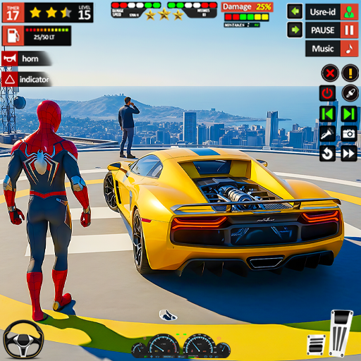 Miami Spider Fighter Simulator Real Action Game