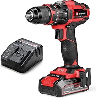 Einhell Power X-Change 44Nm Cordless Impact Drill Driver with Battery and Charger - 18V, 3-in-1 Combi Drill, Hammer Drill Price In India
