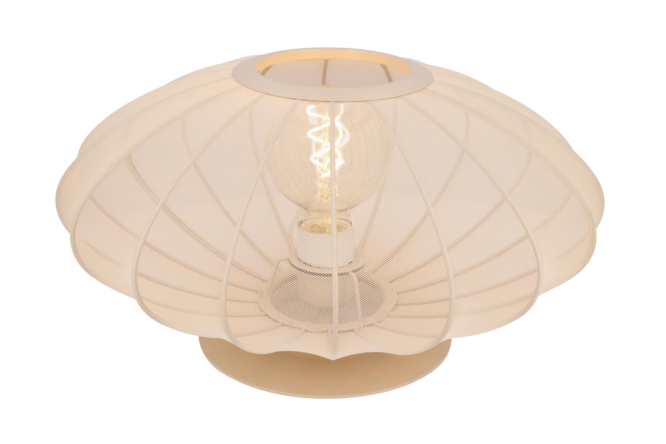 LUCIDE Corina - Table lamp - Ø 40 cm - 1xE27 - Cream