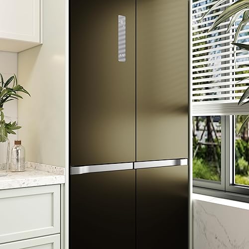 Miniatura 4 de LaCheery Papel tapiz marrón mate de 15.8 x 160 pulgadas para despegar y pegar, para armarios de cocina, papel tapiz marrón mate para baño, papel