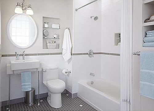 Miniatura 2 de American Standard 1660206.295 Hydrofocus - Cabezal de ducha fijo en níquel satinado