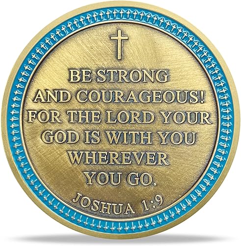 Miniatura 4 de Moneda de desafío León de Judá Sé fuerte y valiente