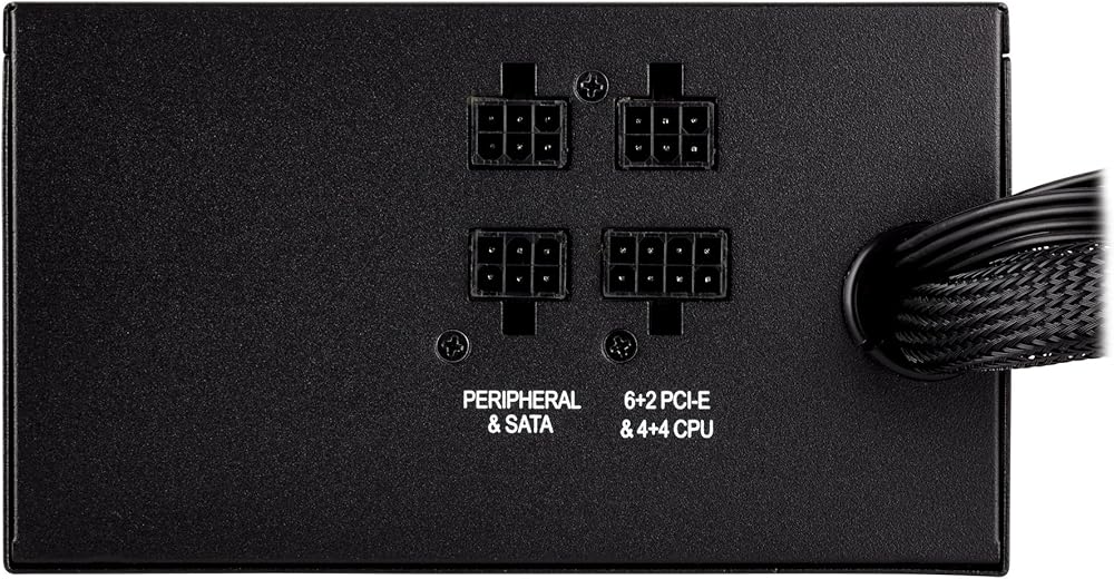 Corsair TXM Series (TX550M), 80+ Gold Certified 550W Semi Modular Power Supply thumbnail 2