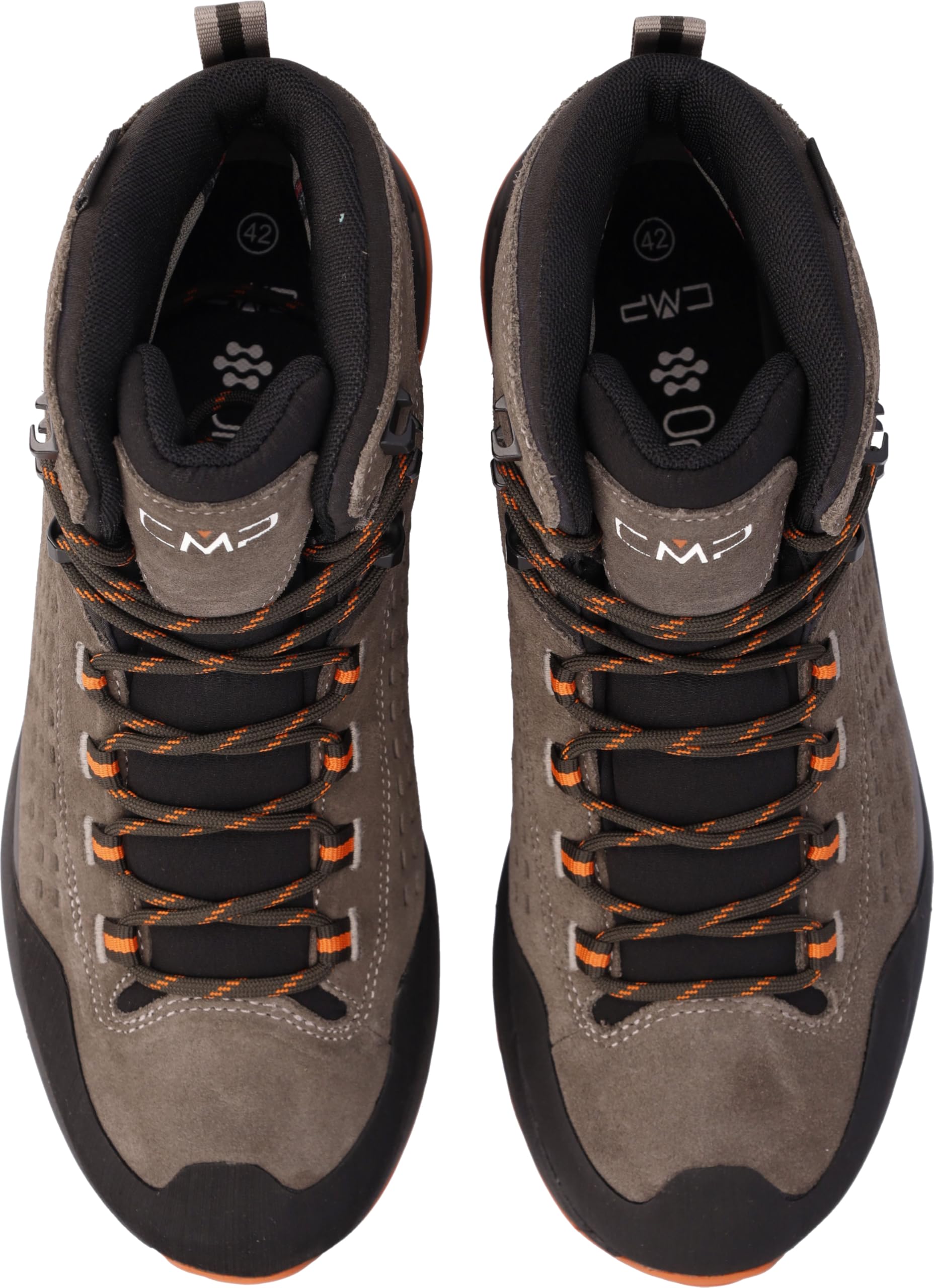 CMP VERTYX MID - Scarpe da trekking WP Fango RUGGINE