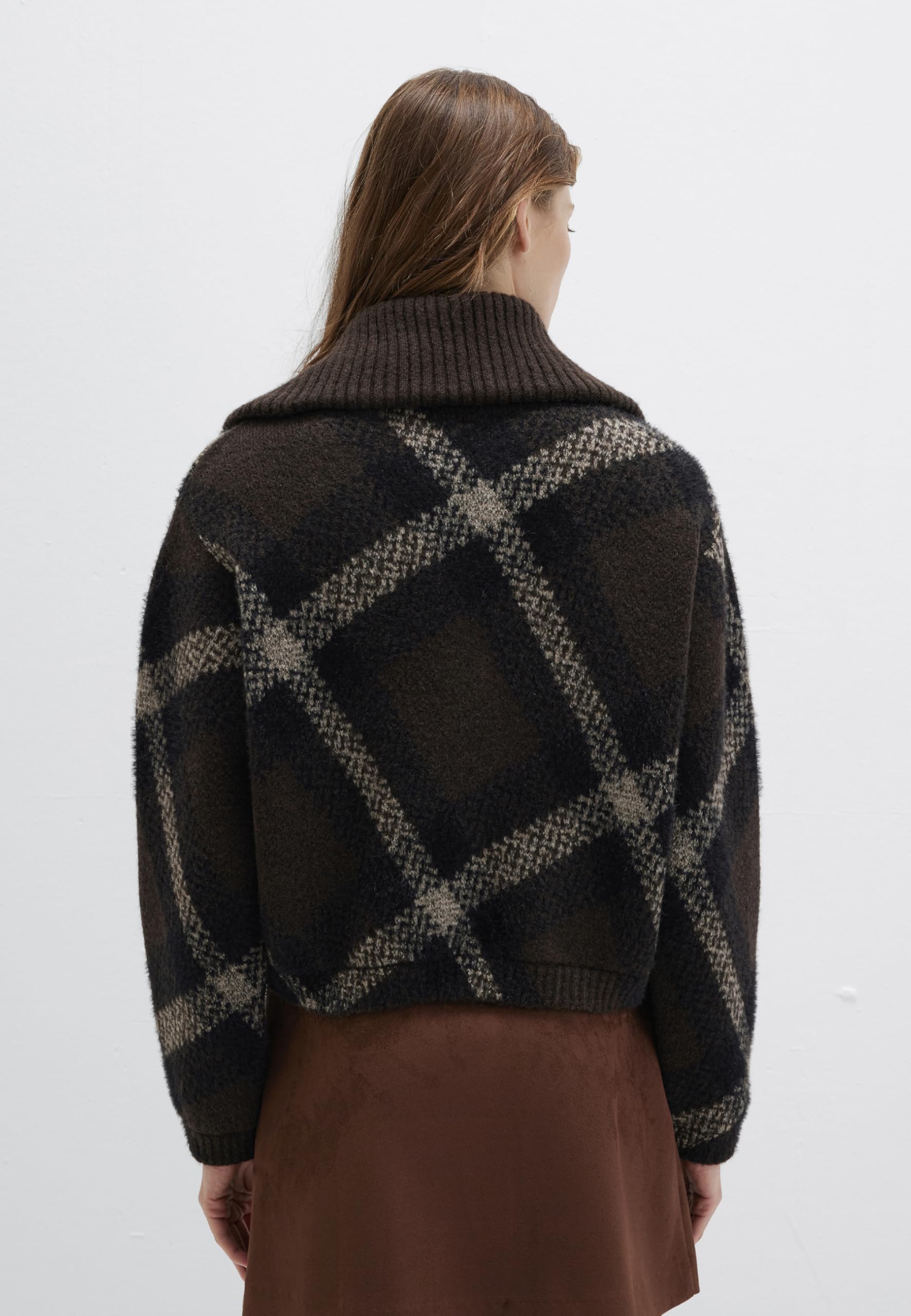 Mavi Zipper Cardigan Sweater Mujer