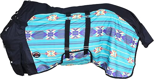 CHALLENGER Manta pesada impermeable 594B del invierno del peso pesado de la participación del caballo 1200D