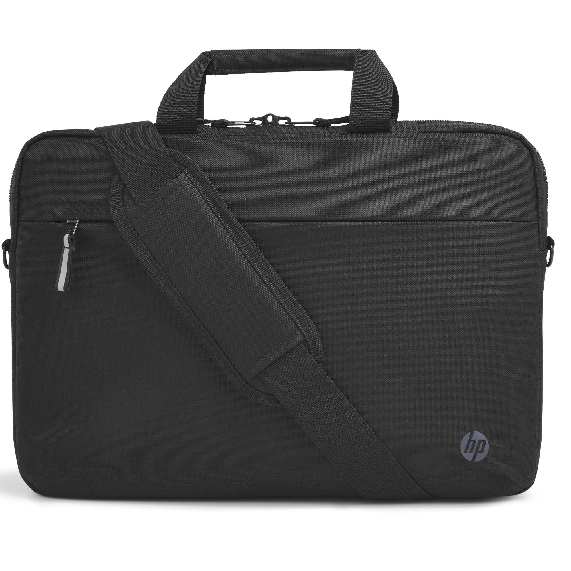 HP Professional TopLoad Briefcase Messenger Bag for Laptop/Chromebook/Mac, RFID, Suitcase Pass-Through - Grey