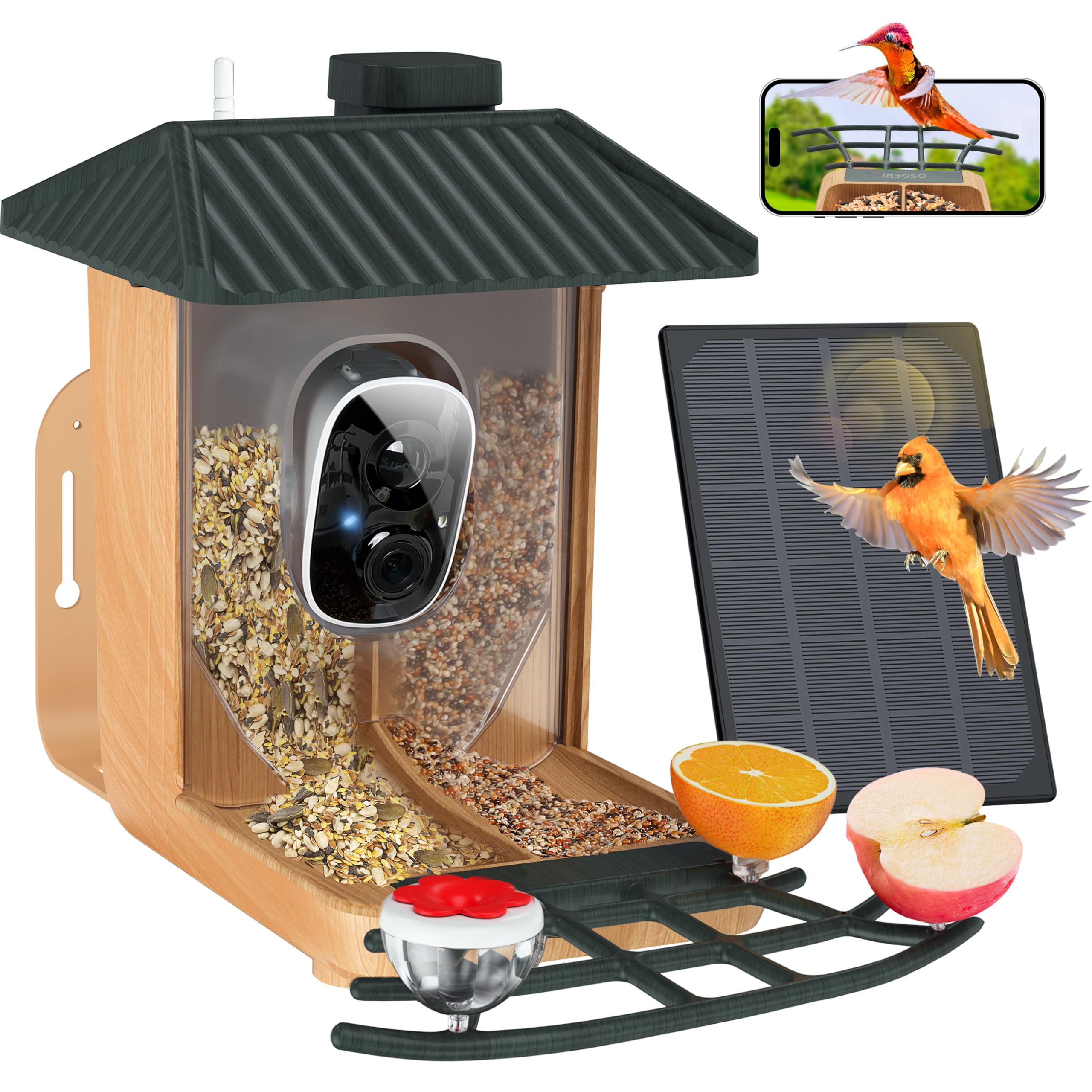 Osoeri 2-Bin Bird Feeder