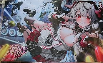 ホロライブ 沙花叉クロヱ クロエ ハート 白詰草 プレイマット ホロライブ 沙花叉クロヱ クロエ ハート 白詰草 プレイマットの