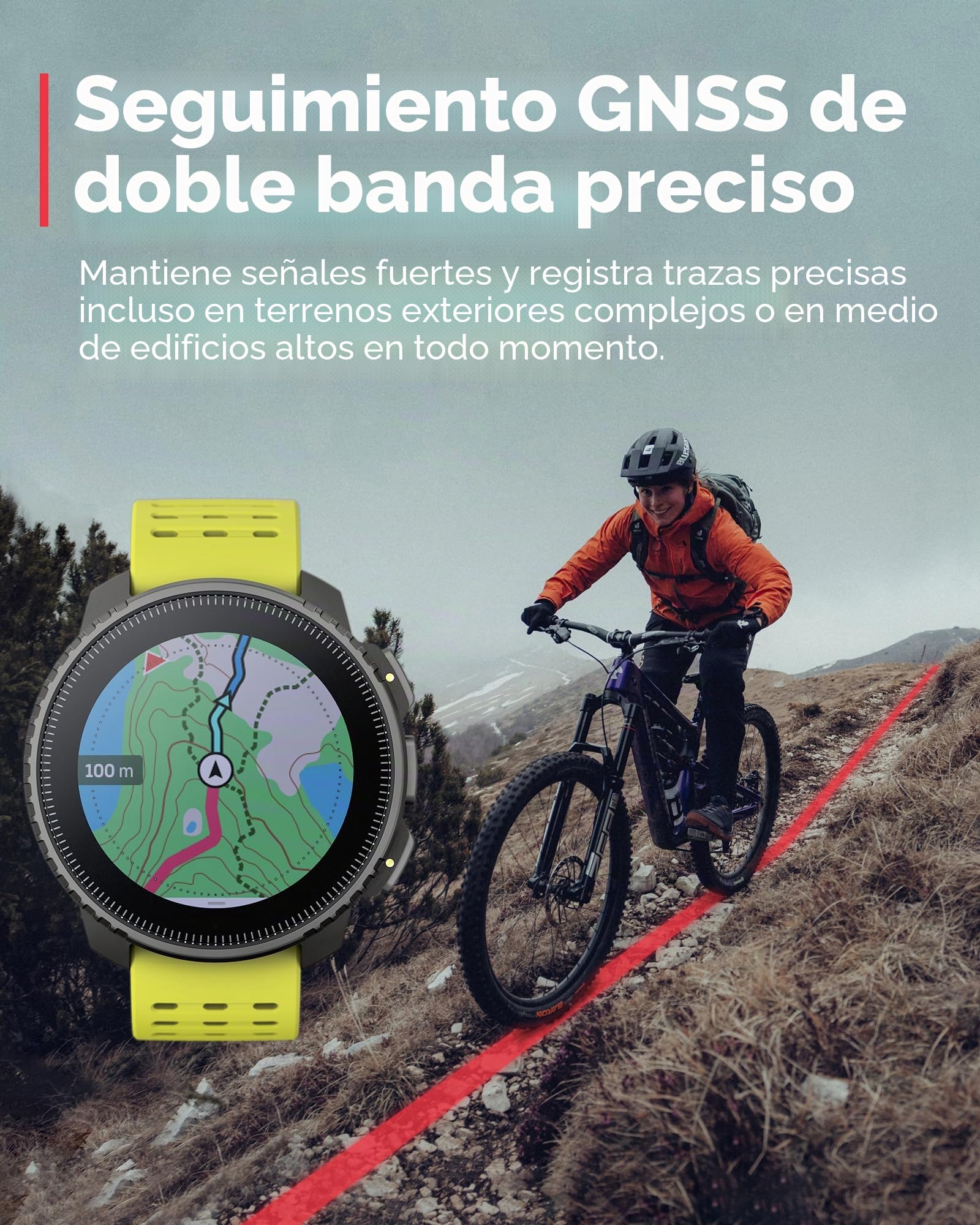 SUUNTO Vertical: Reloj GPS de Aventura, Pantalla Grande, mapas sin conexión, Carga Solar