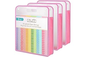 Caydo Scrapbook Paper Storage Organizer: Protect Your Precious 12x12 Vinyl Sheets