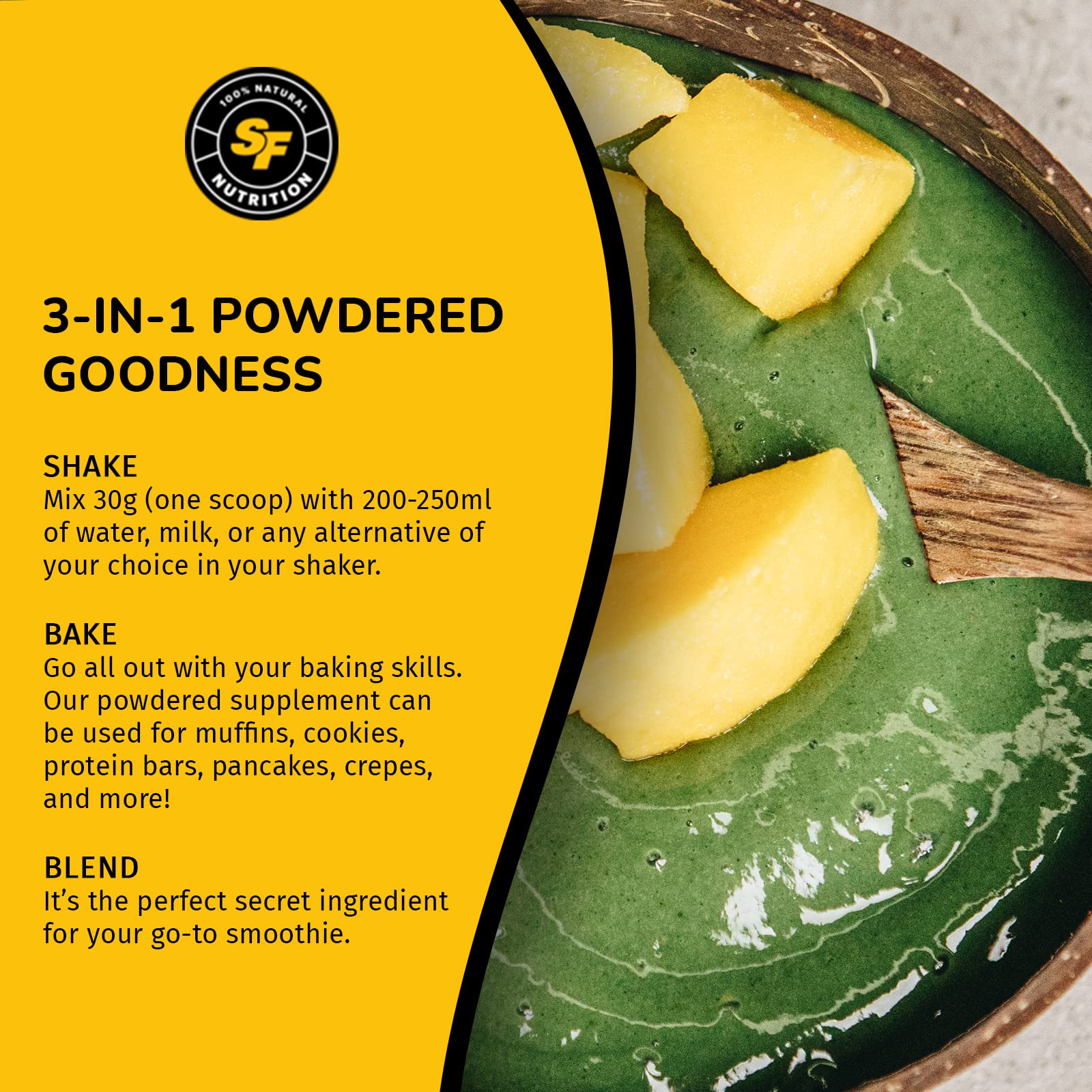 Buy SF Green Powder Detox Drink 100 Natural, Vegan & Gluten Free