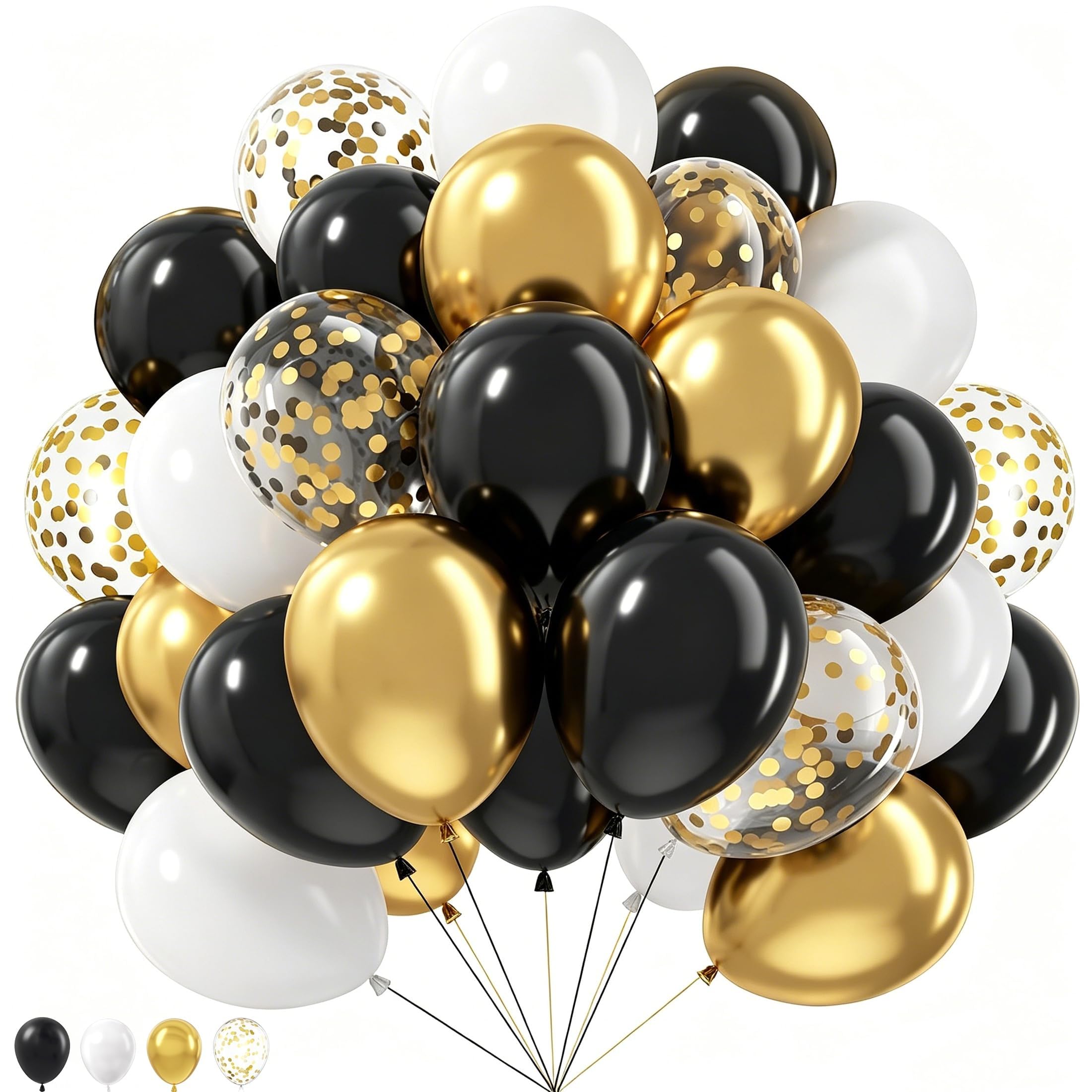 Brown Balloons 50 Pack, Latex Helium Baby Shower Bear Boho Birthday Balloon — image 1