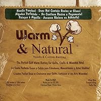 Vista 7 de The Warm Company - Guata de Algodón Cálido y Natural para Edredón – Tamaño Artesanal 34" x 45" – Guata Premium para Edredón y Manualidades