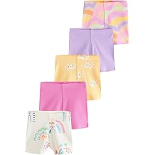 NEXT Girls Ribbed Bike Shorts 5 Pack