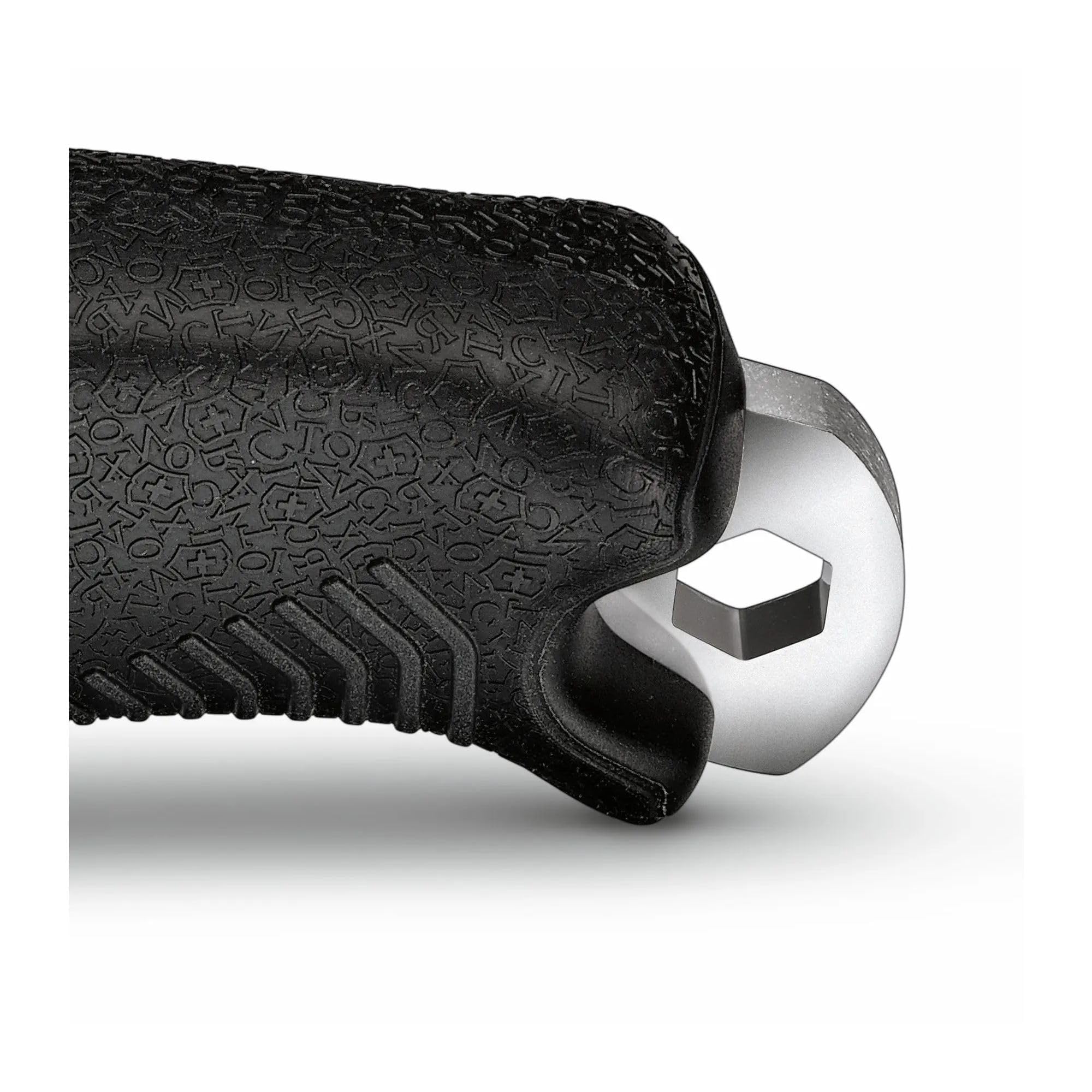 Victorinox Taschenmesser Venture Pro, 9 Funktionen, Feststehendes Outdoor Messer Inkl. 10,5 cm Klinge, Pinzette und Feuerstahl, Full Tang, Schwarz