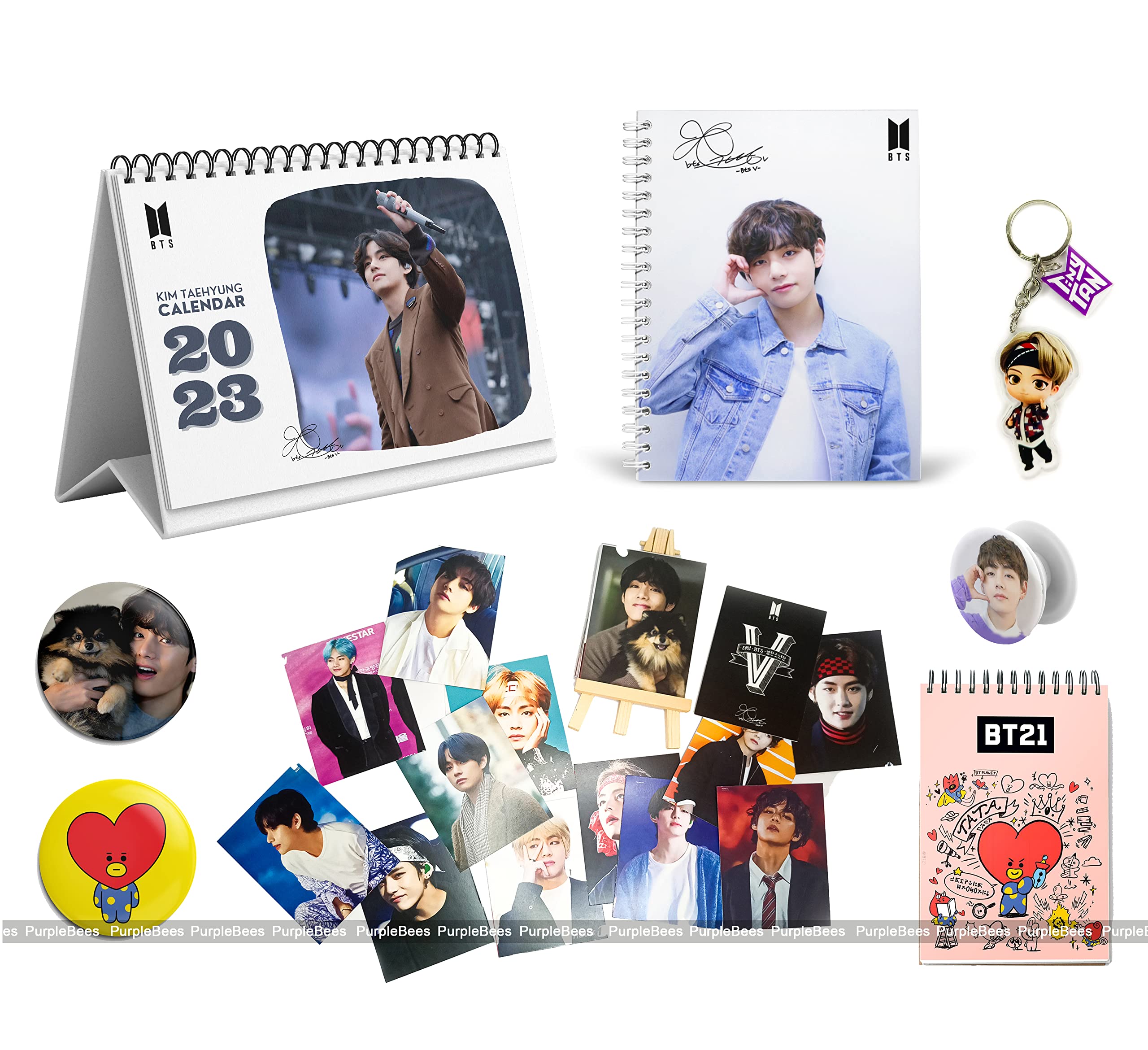 All-in-One BTS V Combo Hamper of 8 in 1: Your Ultimate ARMY