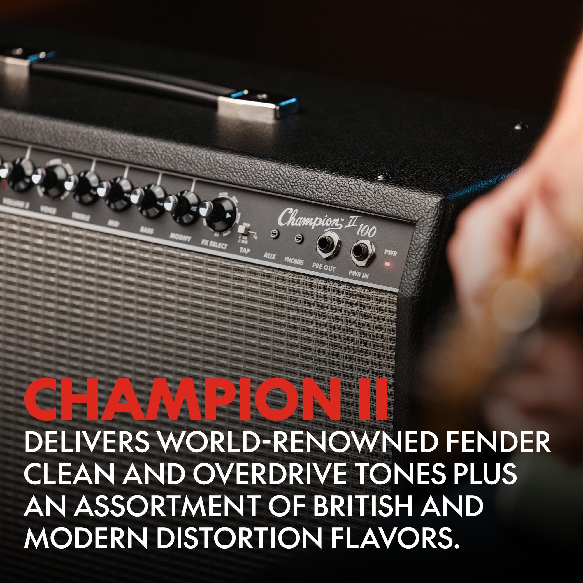 Amazon.co.jp: Fender Champion II 100 ギターアンプ 100ワット 2年