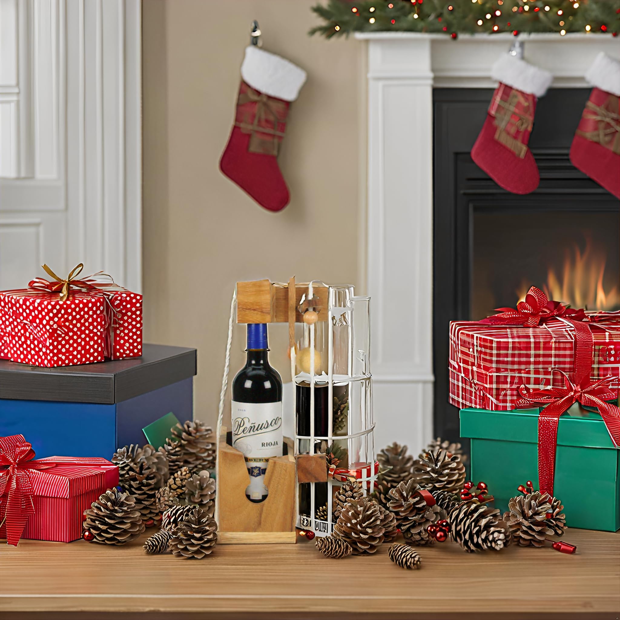 Puzzle bottiglia di vino - Packaging bottiglia Rompicapo regalo per adulti - Regalo di Natale per uomini o donne