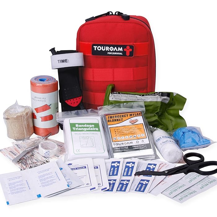 Buy Trauma First Aid Kit IFAK 1st Aid EDC Med Kit, Tactical Emergency